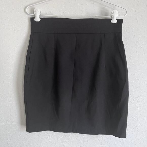 PLT size 6 high waist eyelet corset detail side zip mini skirt - Picture 3 of 7